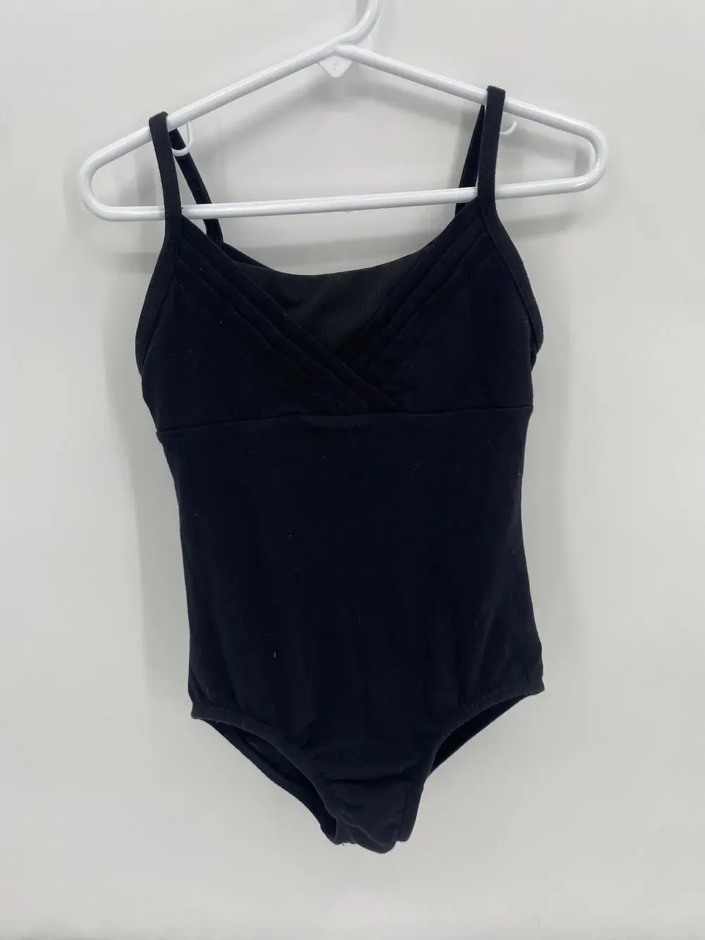 Cat & Jack Black One Piece Leotard Dance Cami Small 6/6x